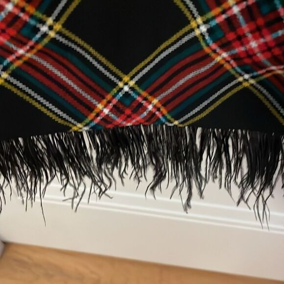 New J. Crew Factory Plaid Sheath with Feather Hem - Picture 3 of 5